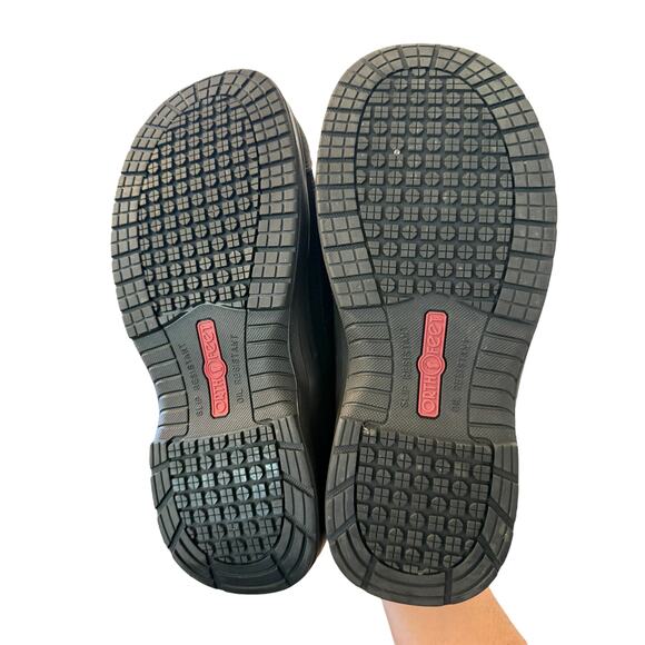 Orthofeet Men's Black Comp-Toe Orthopedic Cobalt Work Shoes Size 7.5 - Picture 6 of 9